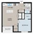 Franklin Square Phase 3, 1 Bedroom 1 Bathroom Loft L2
