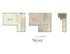 1-bedroom floor plan at Village East, featuring a spacious living area, kitchen, laundry, and entryway.