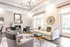 Resident lounge with table games and fireplace at Abberly Place Apartments in Garner, NC