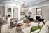 Clubhouse lounge area with fireplace at Abberly Place Apartments in Garner, NC