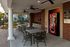 Outdoor dining area and prep space at Abberly Chase Apartments in Ridgeland, SC