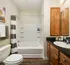 Bathroom with Over Sized Garden Tub at Abberly Woods Apartments in Charlotte, NC