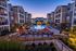 Pool and patios at Abberly CenterPointe Apartments in Midlothian, VA