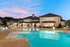 Pool view at Abberly Market Point Apartments in Greenville, SC