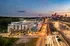 An aerial view of the modern apartment building at Abberly Noda Vista in Charlotte, NC