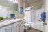 Our apartments offer a bathroom with a bathtub, modern amenities, and luxury living at Abberly Crest Apartments in Lexington Park, MD