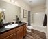 Our apartments offer a bathroom with a bathtub at Abberly Crest Apartments in Lexington Park, MD