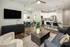 Living room at Abberly Commons Apartments in Charlotte, NC