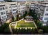 Aerial view of the courtyard at Abberly Onyx Apartments in Decatur, GA