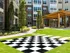 Board Game in the Courtyard at Abberly Onyx Apartments in Decatur, GA