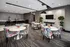 Dining Lounge with TVs and Coffee Bar at Abberly Onyx Apartments in Decatur, GA