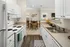 Kitchen and dining area at Abberly Grove Apartments in Raleigh, NC