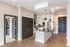 Custom kitchen islands with pendant lights at Abberly Skye Apartments in Decatur, GA