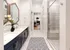 Modern Bathroom with walk-in shower and walk-in closet at Abberly Skye Apartments in Decatur, GA