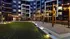 Night view of Courtyard at Abberly Skye Apartments in Decatur, GA