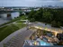 An aerial view of the greenway and river with scenic surroundings at Abberly Riverwalk Apartments in Nashville, TN