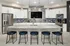 Clubhouse Kitchen Coffee Bar with Stools at Abberly Solaire Apartments in Garner, NC