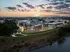 Aerial View of River and Greenway with sunset at Abberly Riverwalk Apartments in Nashville, TN