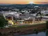 Aerial View of Abberly Riverwalk with Sunset