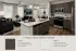 Kitchen with slate cabinets and oversized island at Abberly Commons in Charlotte, NC.