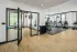 Fitness center and yoga studio at Abberly Commons in Charlotte, NC.