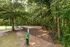 Inviting pet-friendly area nestled among lush green trees, perfect for relaxation and outdoor enjoyment.