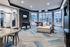 Elegant and spacious communal lounge featuring stylish furnishings, modern decor, and large windows for abundant natural light.
