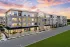 Main entrance and exterior facade of Abberly Royal Creek in Raleigh, NC.