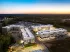 Aerial view of the dog park and apartment community at Abberly Royal Creek in Raleigh, NC.