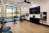 Adrenaline cardio and spin studio with fitness bikes and workout space at Abberly Royal Creek in Raleigh, NC.