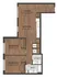 Inviting floor plan showcasing 2 cozy bedrooms, an open living and kitchen area, and convenient bath spaces. Includes a washer/dryer and a half bath for modern living.