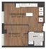 TheBloomatBraddock - One-Bedroom Floorplan