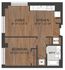 TheBloomatBraddock - One-Bedroom Floorplan