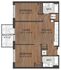 TheBloomatBraddock - Two Bedroom Floorplan