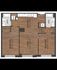 TheBloomatBraddock - Two-Bedroom Floorplan