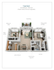 Deerfield floor plan showcasing a luxurious one-bedroom apartment with 832 sq ft, featuring a spacious dining area, king-sized bedroom, and private patio/balcony. Includes convenient storage solutions and modern kitchen layout.