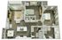 Charming 3D floor plan showcasing a modern apartment with two bedrooms, an open living and dining area, sleek kitchen, and stylish bathrooms.