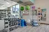 Gym with weights