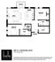 Belle Square Unit 2C floor plan featuring 2 bedrooms, 2 bathrooms, an open living area, modern kitchen, and a balcony in 1250 square feet.