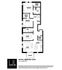 Belle Square floor plan featuring 2 bedrooms, 2 bathrooms, a modern kitchen, and a spacious living-dining area with balcony access, totaling 1316 square feet.