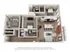 Modern 3D floor plan showcasing 2 bedrooms, 2 bathrooms, open-concept kitchen, dining area with island seating, and cozy living room with ample natural light.