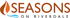 Seasons on Riverdale logo with flame and water design, highlighting a harmonious living concept.