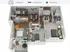 Modern 1046 sq ft floor plan showcasing 2 bedrooms, 1 bathroom, open-concept kitchen and living area, plus a cozy balcony.