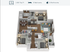 Inviting 3D floor plan of a 1,327 sq ft apartment featuring 3 cozy bedrooms, 2 modern bathrooms, an open-plan living area, and a stylish kitchen.