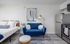 Furnished studio apartment.