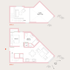Chic Penthouse floor plan featuring a bedroom with garden views, spacious bathroom, and elegant living area with double-height ceiling.