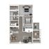 Contemporary floor plan showcasing two spacious bedrooms, stylish kitchen, open living area, and cozy balcony. Ideal for modern living.