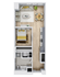 Modern floor plan with one cozy bedroom, open living and dining area, sleek kitchen, and stylish bathroom.