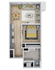 Modern 3D floor plan showcasing a cozy one-bedroom apartment with an open-concept living and dining area, stylish kitchen, and ample natural light.