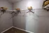 Spacious walk-in closet with organized shelving and stylish wicker baskets, perfect for ample storage space.